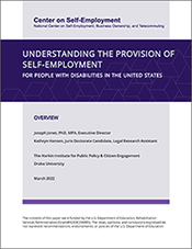 Understanding the Provision of Self-Report: Employment For People with Disabilities in the United States